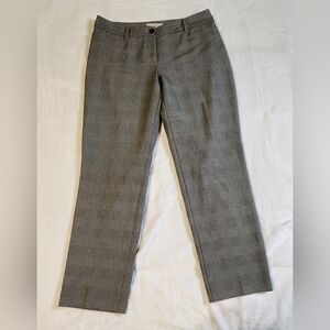 Talbots Curvy Fit Grey Plaid Trousers, EUC, Size 10 Petite